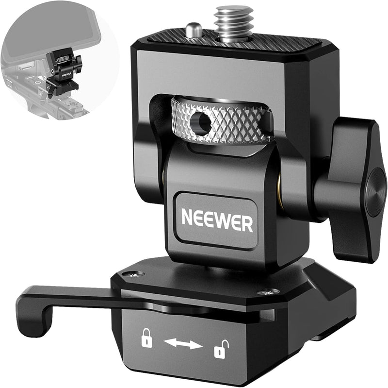 NEEWER Kamera Monitorhalterung, 1/4" Schraube für 5" & 7" Feldmonitore, kompatibel mit Atomos Ninja