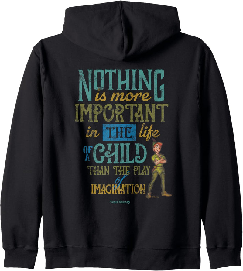 Disney 100 Walt Disney Quote Imagination Peter Pan D100 Kapuzenjacke