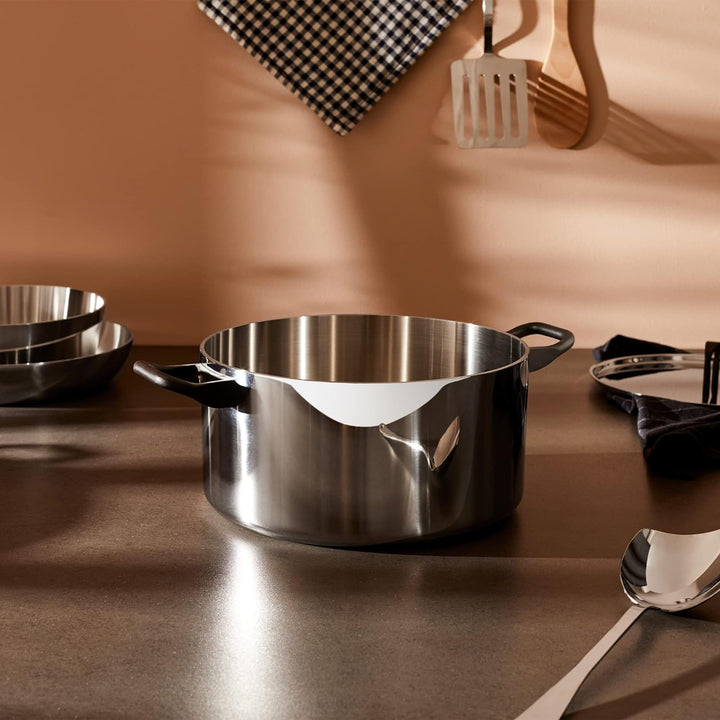 Alessi 90101/24 T LA Cintura di Orione, Fleischtopf aus Multiply, Durchmesser 24 cm, Edelstahl, 1 x