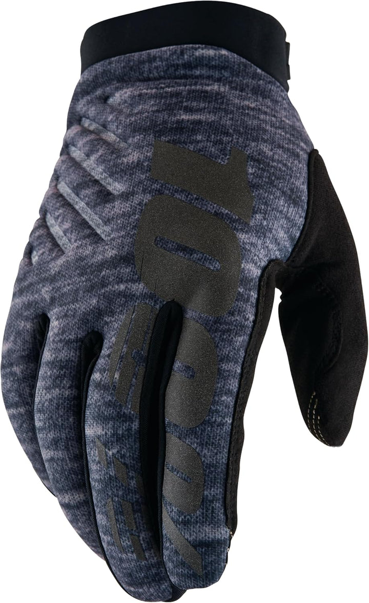 100% Kids Brisker Gloves grau meliert S, grau meliert S