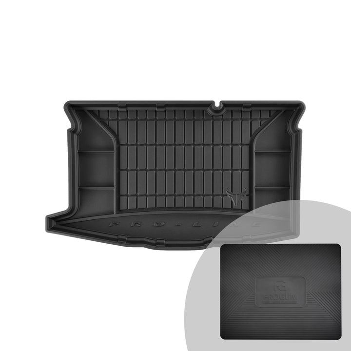 FROGUM ProLine 3D Gummimatte Exklusive Auto Kofferraummatte Kofferraumwanne für Mazda 2 II 2007-2014