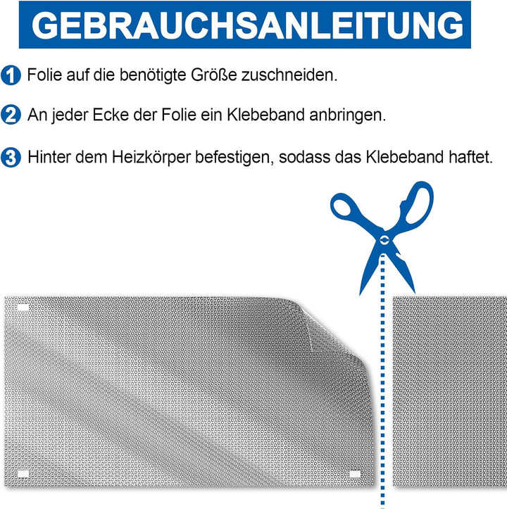 Aluminisierte Isolierfolie 60cm x 5m, 3mm Dicke Isolierung Dämmfolie Doppelseitige Alu-Luftpolsterfo