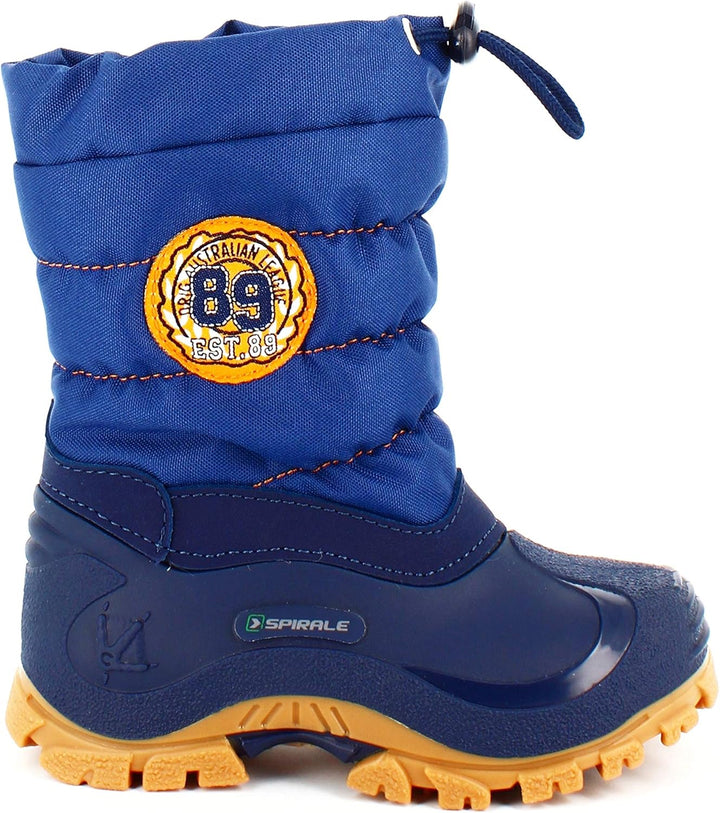 Spirale Winterstiefel Eric blau 23 EU Blau Crepe, 23 EU Blau Crepe