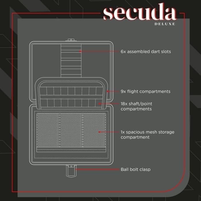 Bull's Secuda Deluxe Dart Case