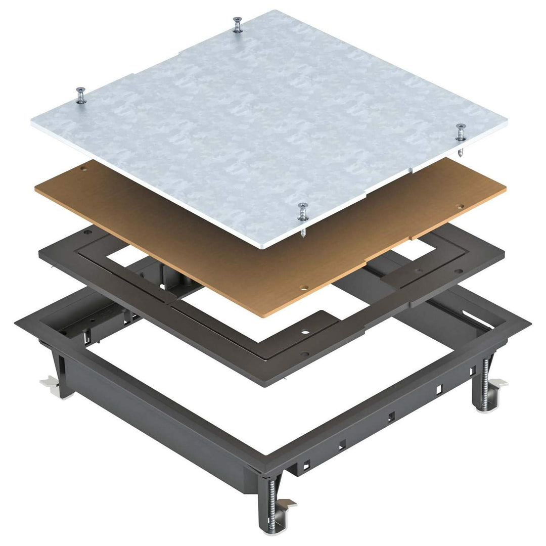 obo-bettermann Automatischer canaliz. Boden – Deckel Box regto. ZES9 – 2u10t9011 Montage Universal P