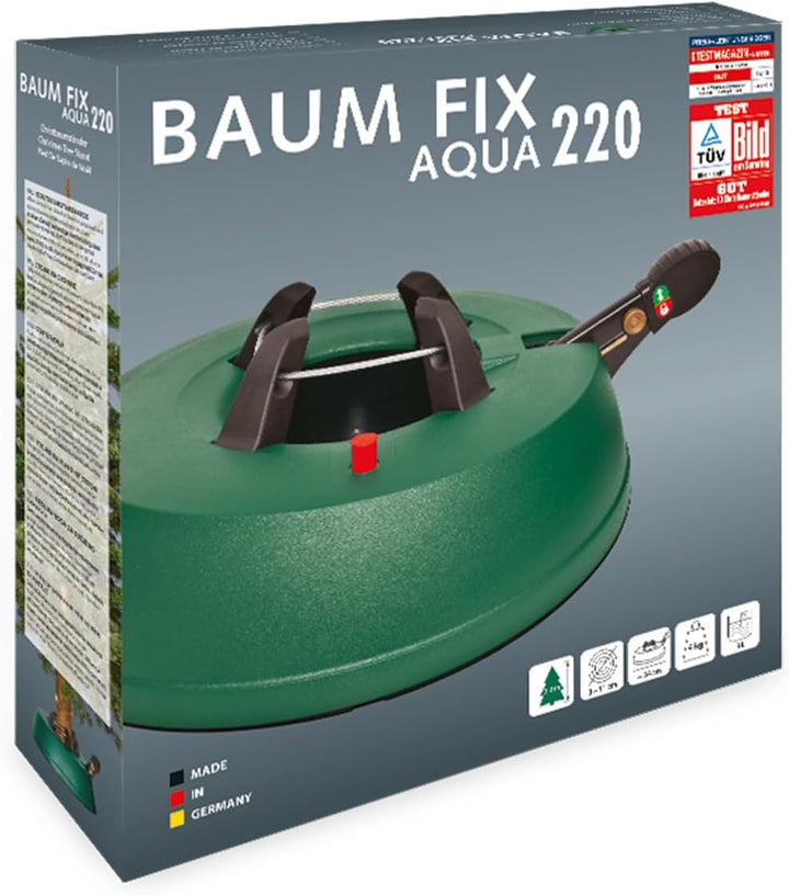 Unbekannt Baum Fix 220 Christbaumständer, Kunststoff, Grün, 34 cm