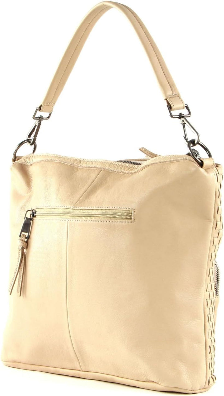 FREDsBRUDER Tasche Noon mit Label-Applikationen Damen Einheitsgrösse Cream, Einheitsgrösse Cream