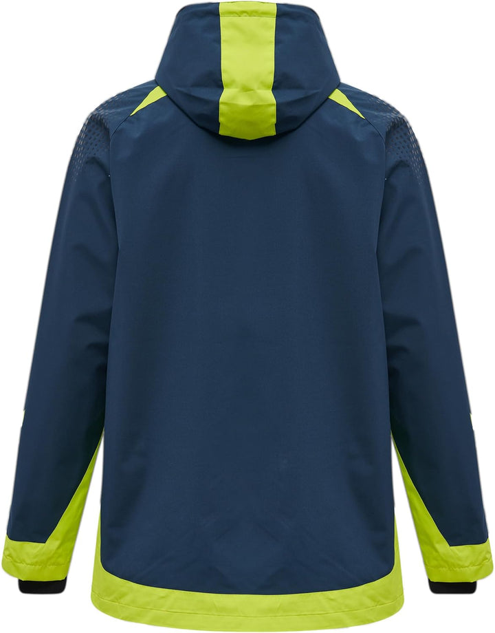 hummel hmlLEAD Allwetterjacke Herren XL dunkelblau / gelb, XL dunkelblau / gelb