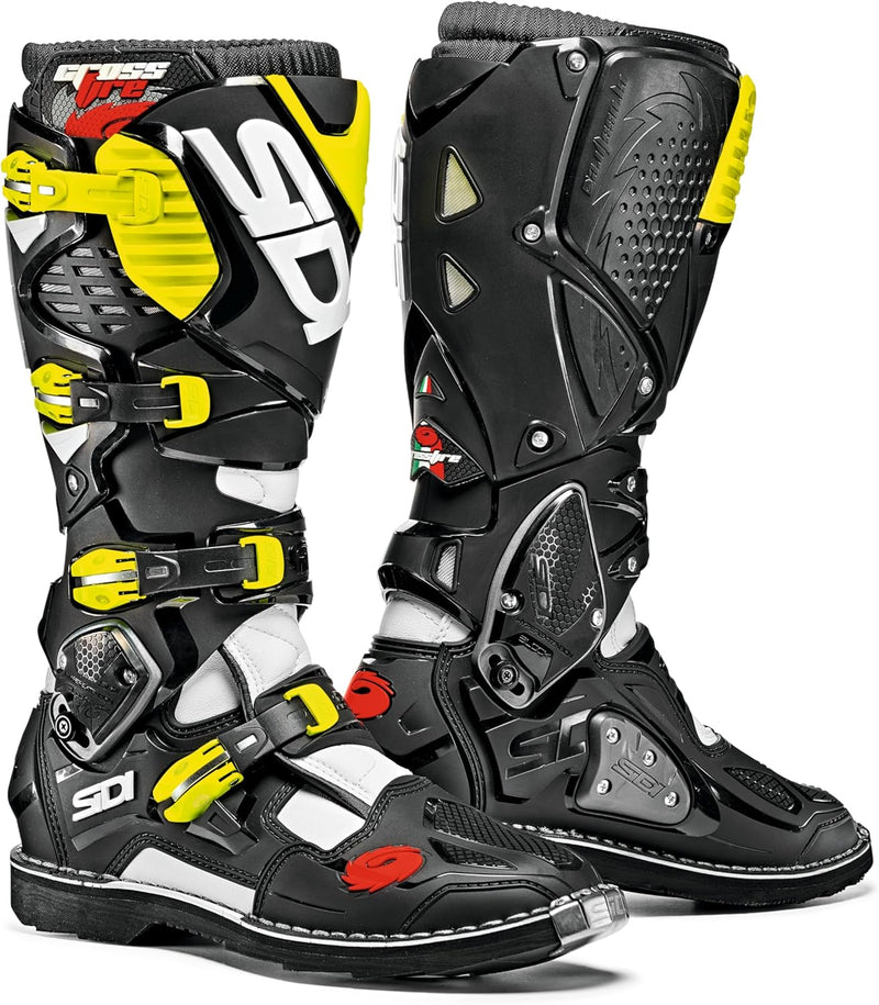 Sidi Herren Mfire3Sidi Crossfire 3, Schwarz Gelb Fluo