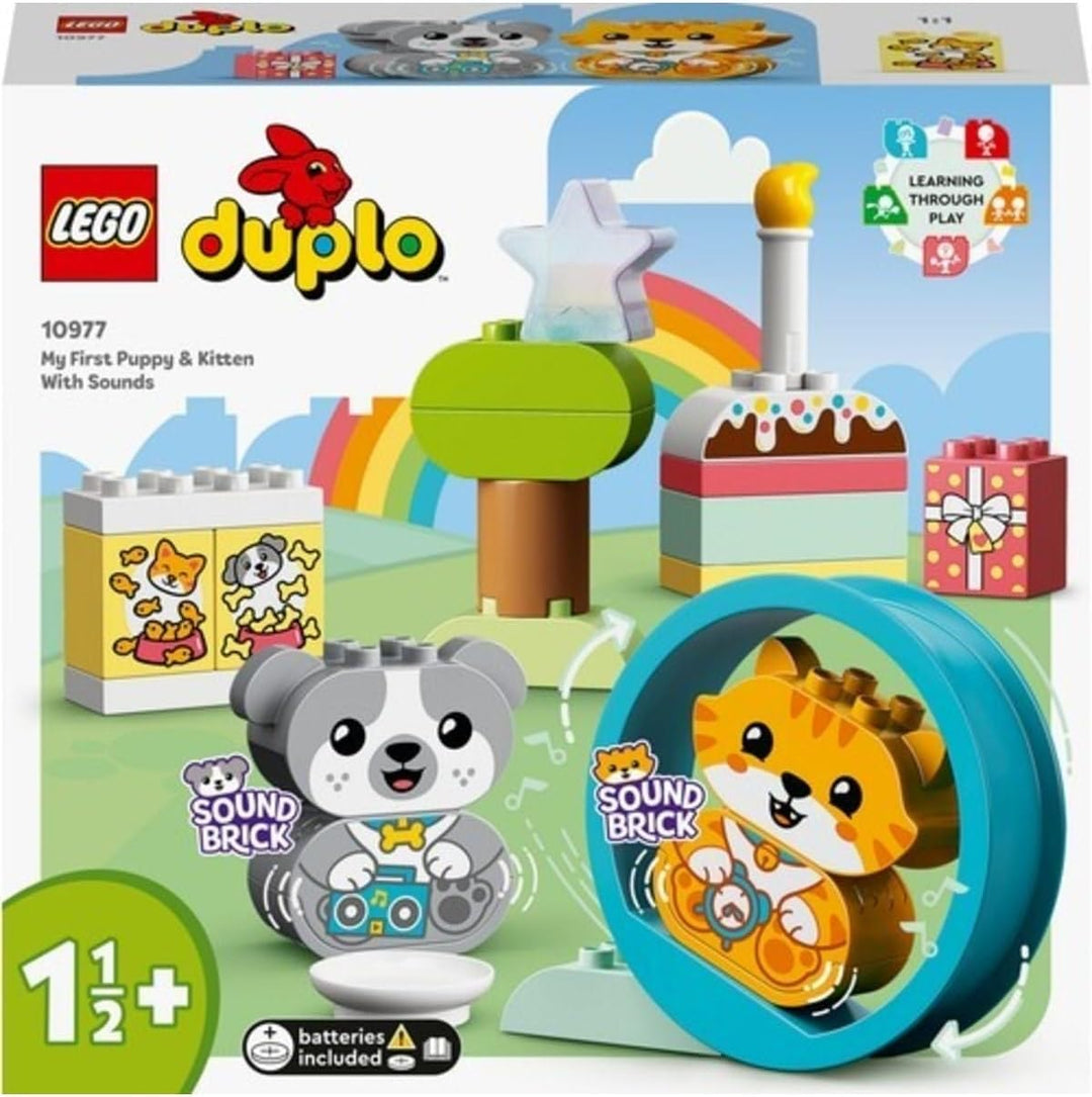 Lego® Duplo 10977 Mein erstes Hündchen & Kätzchen mit Ton
