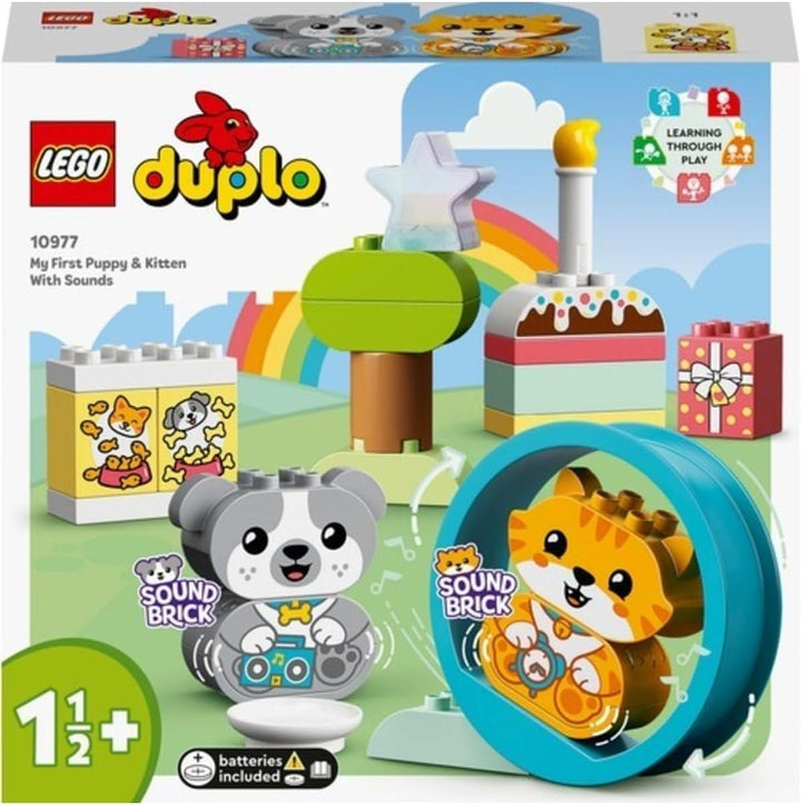 Lego® Duplo 10977 Mein erstes Hündchen & Kätzchen mit Ton