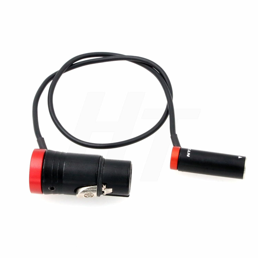 HangTon Mikrofon-Audiokabel für Canon C70 Blackmagic BMPCC 4K 6K Pro BMCC6K Kamera, Mini XLR TA3M au