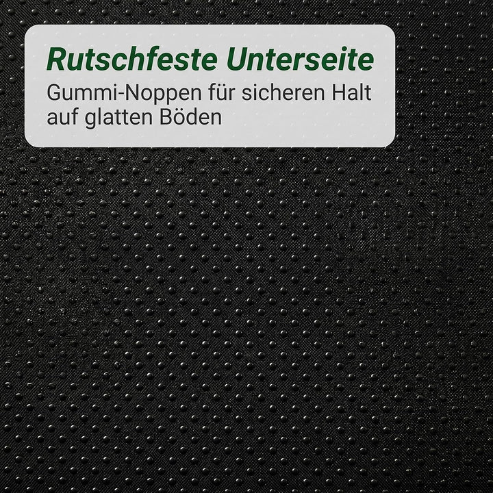Relaxdays Hundetreppe, 4 Stufen, Stauraum, HxBxT: 65 x 40 x 70 cm, faltbar, Stoffbezug, Hunderampe B