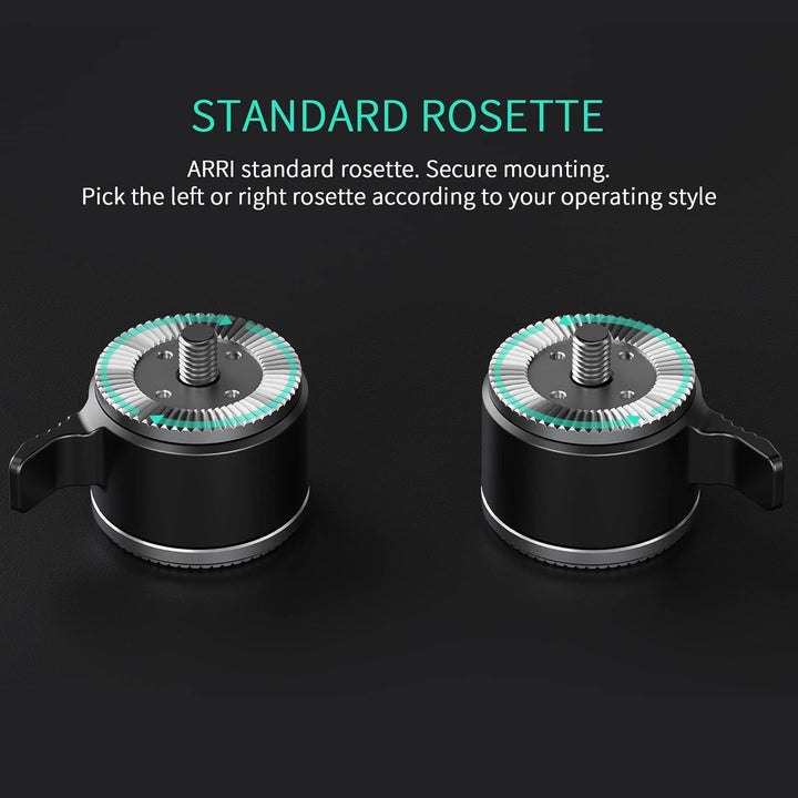 Tilta Left Side Quick Adjust Rosette Adapter Filmmaking Kit Kompatibel mit Tilta Lightweight Shoulde