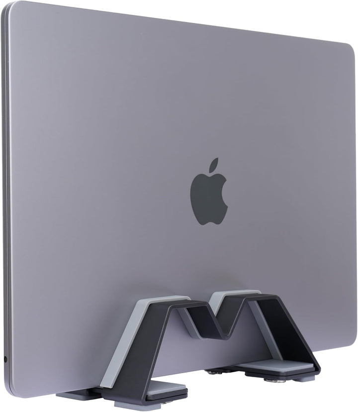 M-Form Einstellbar Vertikal Laptop Ständer - Aluminium, Universelle Passform für MacBook & Alle Lapt