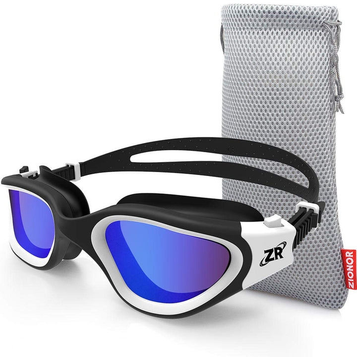 ZIONOR G1 - Polarisierte Schwimmbrille für Unisex und Erwachsene und Damen, beschlagfrei, 100% UV-Sc