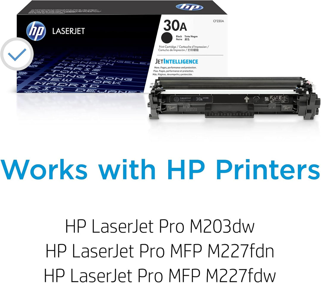HP 30A (CF230A) Original Toner Schwarz für HP LaserJet Pro M203, M227 Toner Standard, Toner Standard