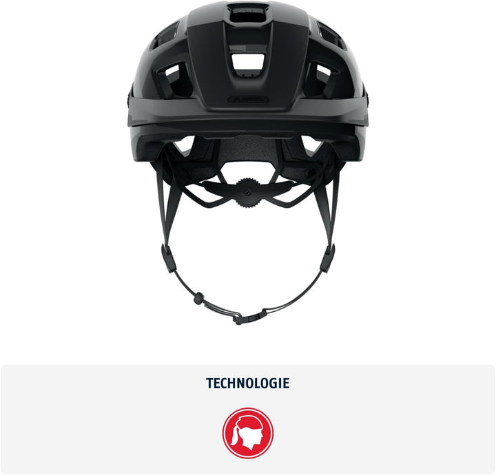 ABUS MTB-Helm MoTrip - robuster Fahrradhelm mit höhenverstellbarem Schirm für Mountainbiker - indivi