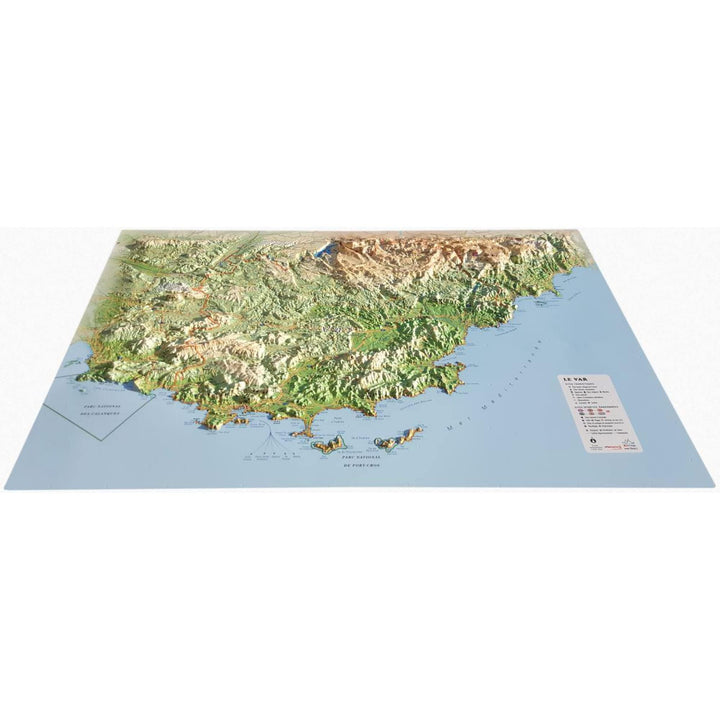 CARTE EN RELIEF DU VAR, Taschenbuch