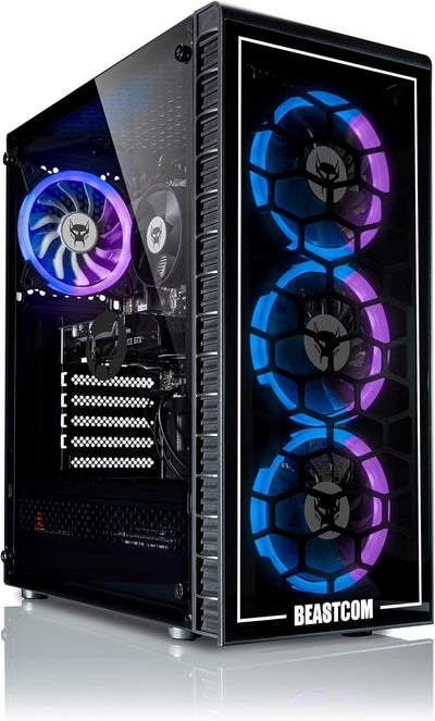 BEASTCOM Q5 | Pro Gaming, Gaming PC, Intel i9-11900KF 8X 5,30GHz 16 Threads, NVIDIA RTX 4060 Ti 8GB,