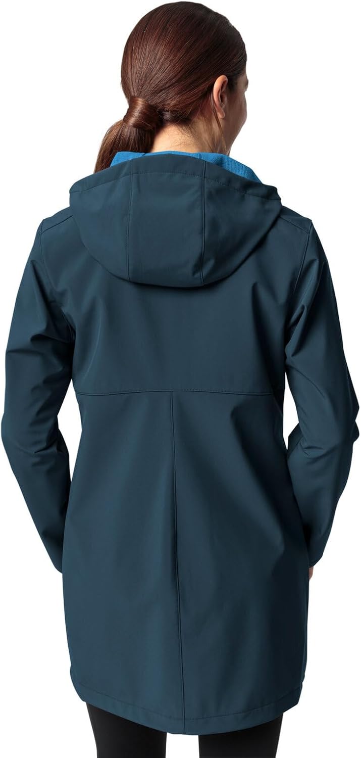 VAUDE Damen Women's Moena Softshell Parka Jacke 42 dark sea, 42 dark sea