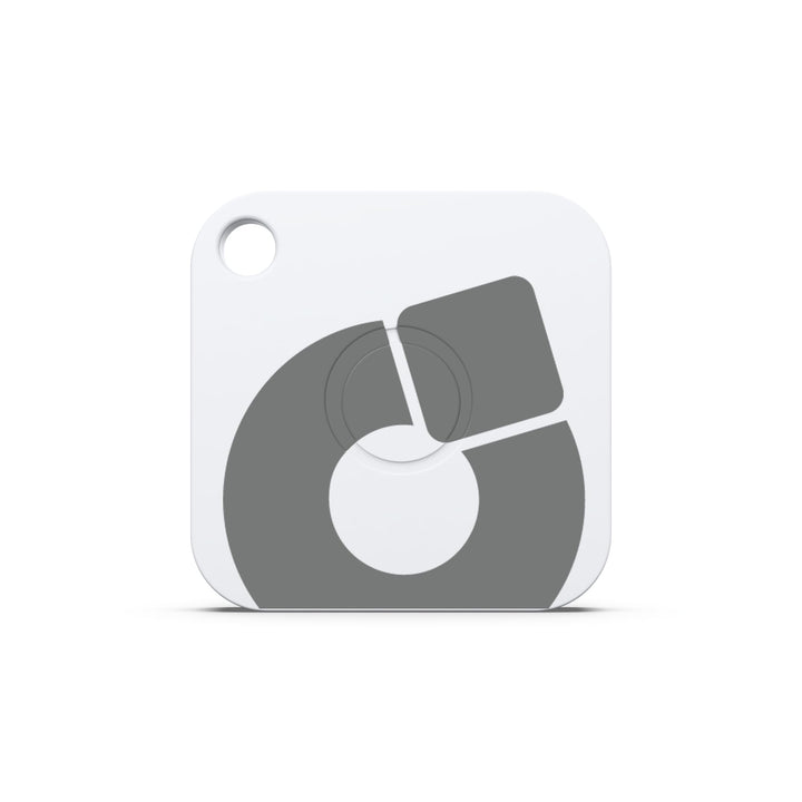musegear Schlüsselfinder Recharge - weiss I aufladbar I mit Bluetooth App aus Deutschland - 4er Pack