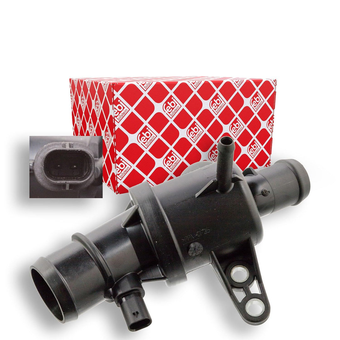 febi bilstein 104759 Thermostat mit Gehäuse, Dichtung und Temperaturschalter, 1 Stück
