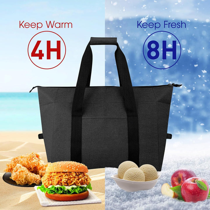 Nvseaty Kühltasche Faltbar 20L - Hält Ihre Lebensmittel Frisch und Kühl - Perfekt für Camping und Pi