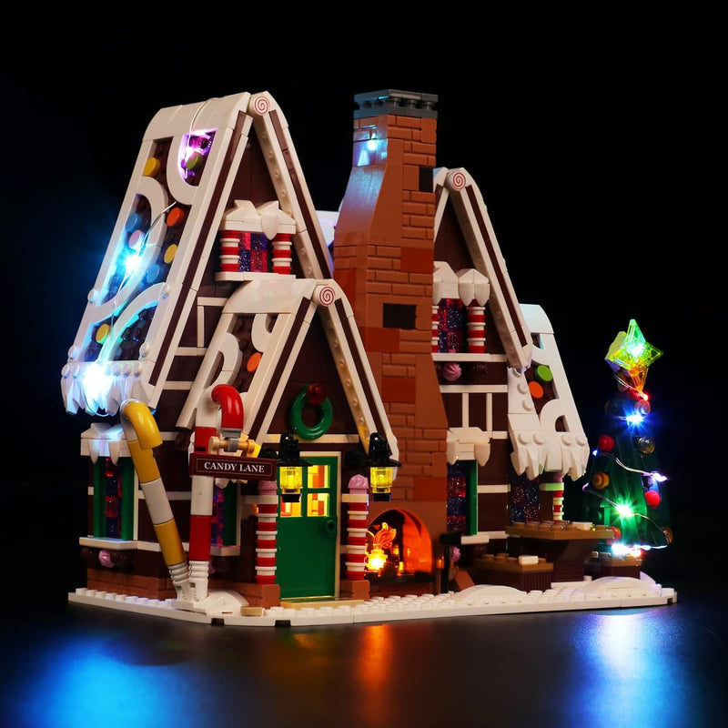 Led Licht Set für Lego Lebkuchenhaus, Led Beleuchtungs Set für Lego 10267 Lebkuchenhaus - Nur Lichte