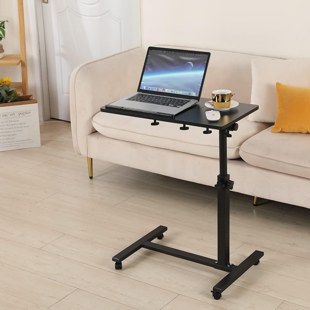 Laptop-Schreibtisch,Beistelltisch, klappbar, tragbar, klappbarer Tisch für Laptop, höhenverstellbare