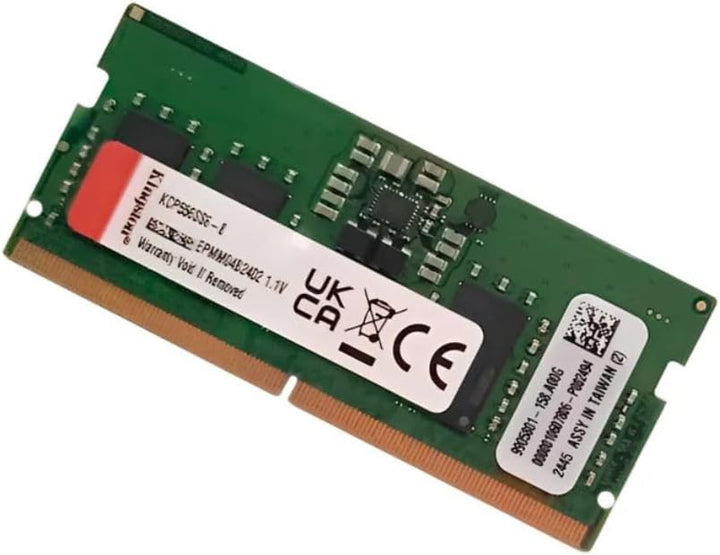Kingston ValueRAM 8GB 5600MT/s DDR5 Non-ECC CL46 SODIMM 1Rx16 KVR56S46BS6-8 Laptop-Speicher 8GB 5600