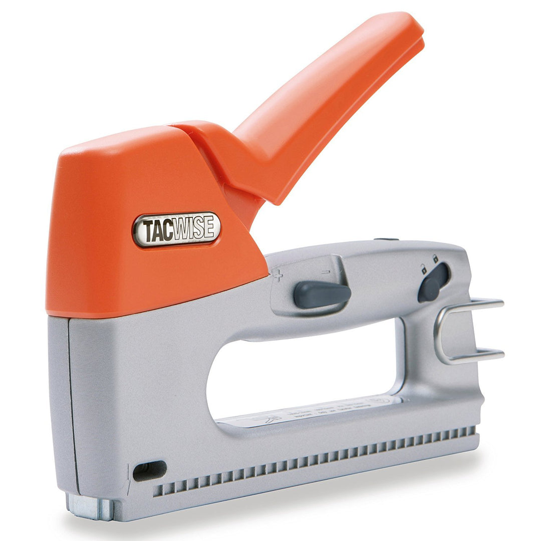Tacwise 0806 Z3-140 Professioneller Handtacker Metall (mit 200 Stück 140/6mm Tackerklammern) Nagelta