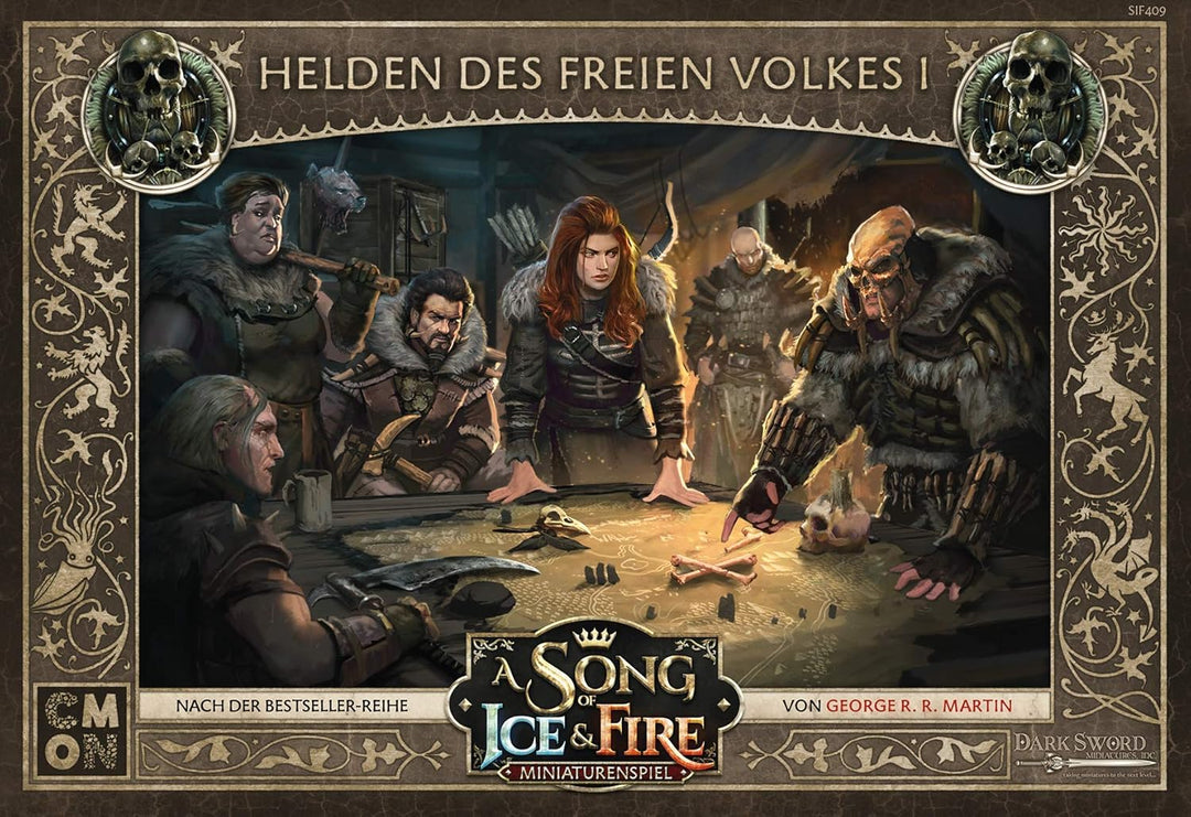 Asmodee | CMON | A Song of Ice & Fire – Helden des Freien Volkes 1 | Erweiterung | Tabletop | 2 Spie
