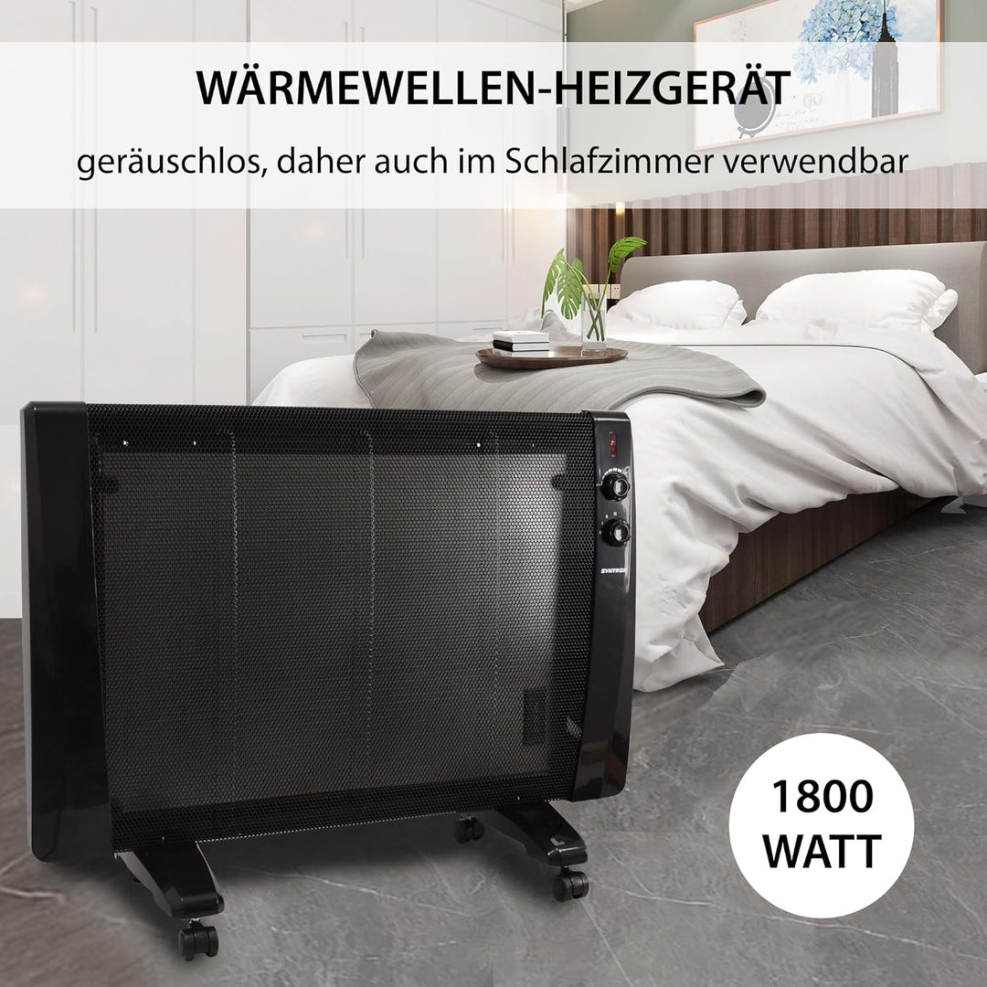 Syntrox Germany 2400W Infrarotheizung Glimpa | Wärmewellenheizung | Infrarotheizer, Effiziente Raumw