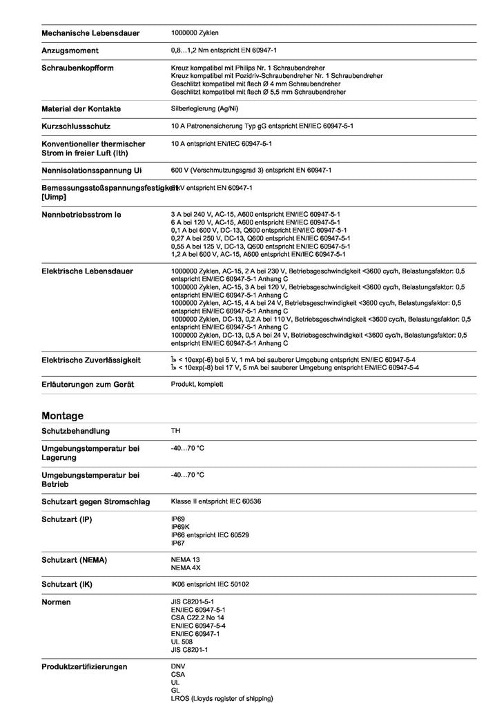 Schneider Electric | XB5AG61 - Schlüsselschalter Ø 22mm -2 Positionen 90°, Rechts nach links Rückste