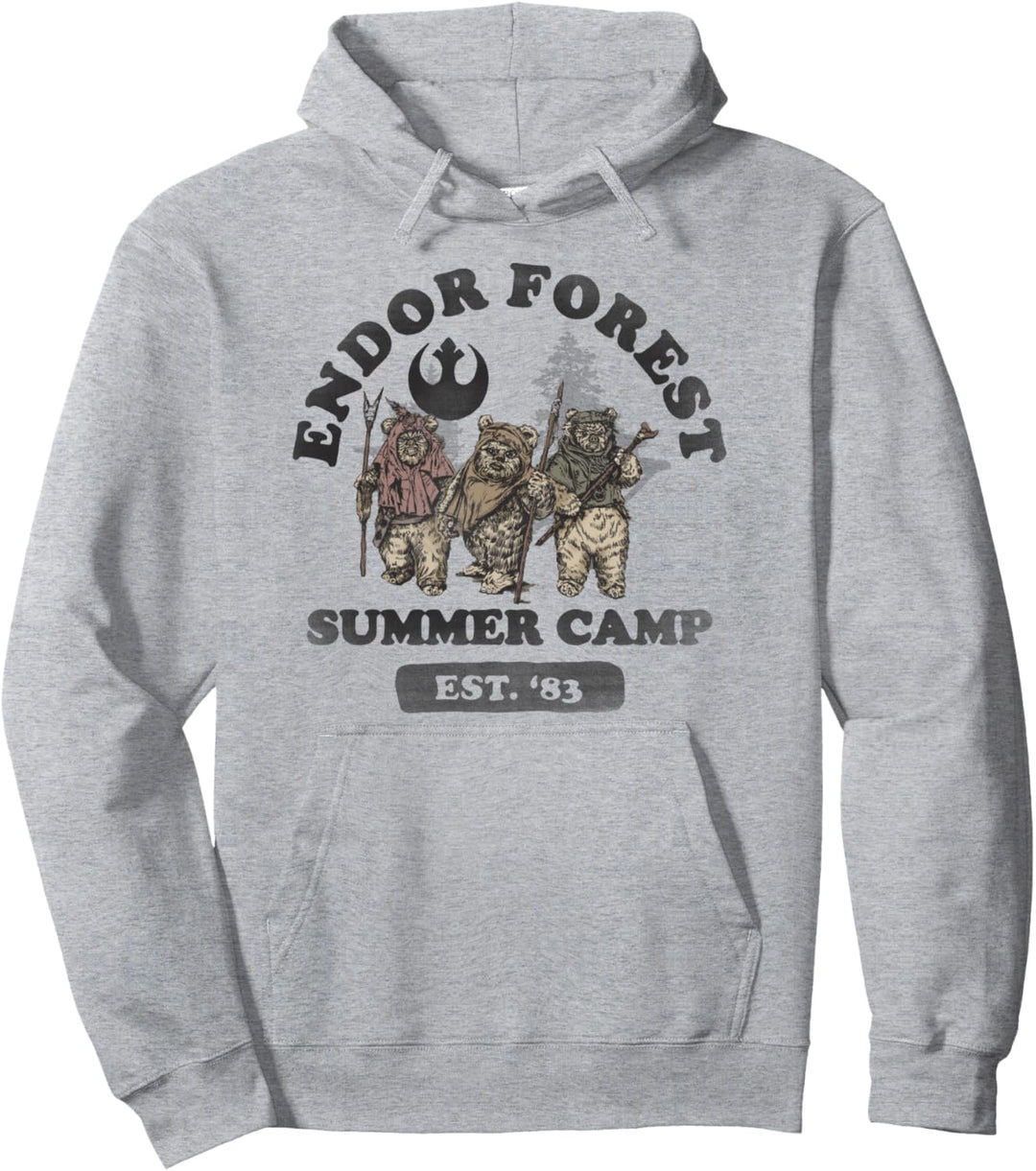 Star Wars Ewok Endor Camp Est '83 Poster Pullover Hoodie