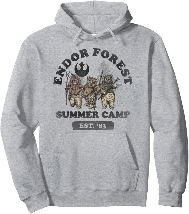 Star Wars Ewok Endor Camp Est '83 Poster Pullover Hoodie