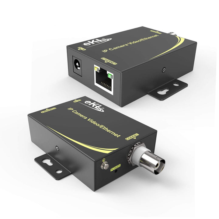 Huasion IP Extender Kit über Koaxialkabel bis zu 6560ft (2000m) EOC Konverter Ethernet Extender Set