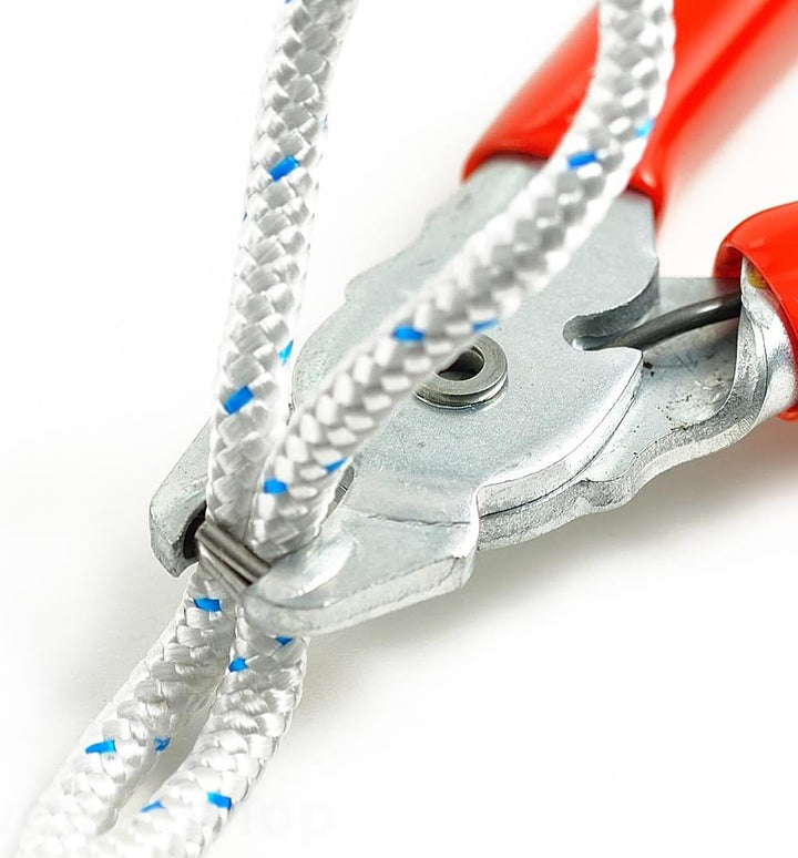 Krampenzange für Ø 3-10mm für Würgeklemme, Klemme, Zangen-öse, Gummiseil, Gummileine, Festmacher, Fe