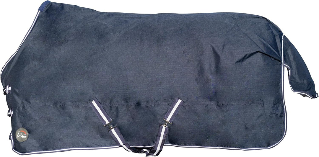 HKM Weidedecke Economic mit Fleecefutter wasserdicht Pferdedecke dunkelblau L, dunkelblau L
