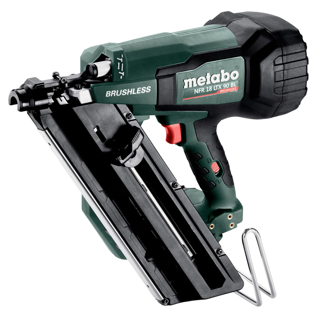 Metabo NFR 18 LTX 90 BL Akku-Nagler – 612090840 – 18 V – Mit Pneumatik-Schlagtechnik für vielseitige