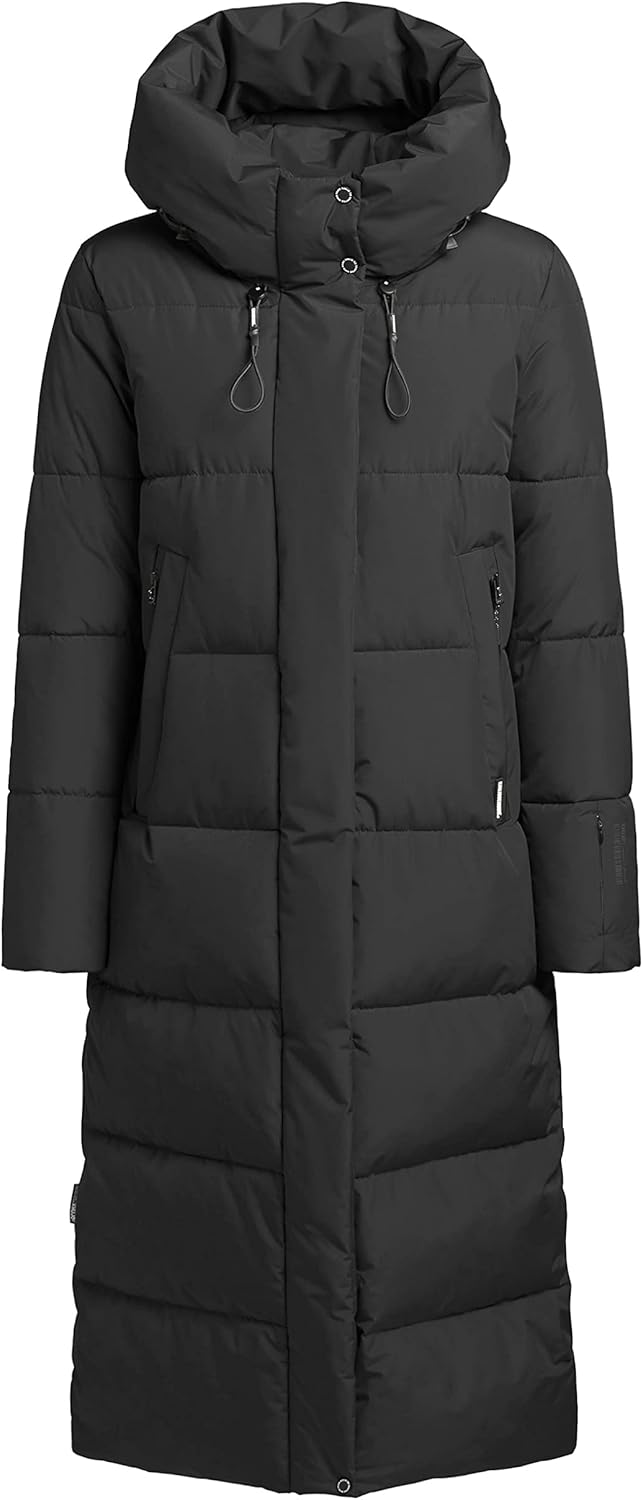 Khujo Damen Steppmantel Soulani 2 XS Schwarz, XS Schwarz
