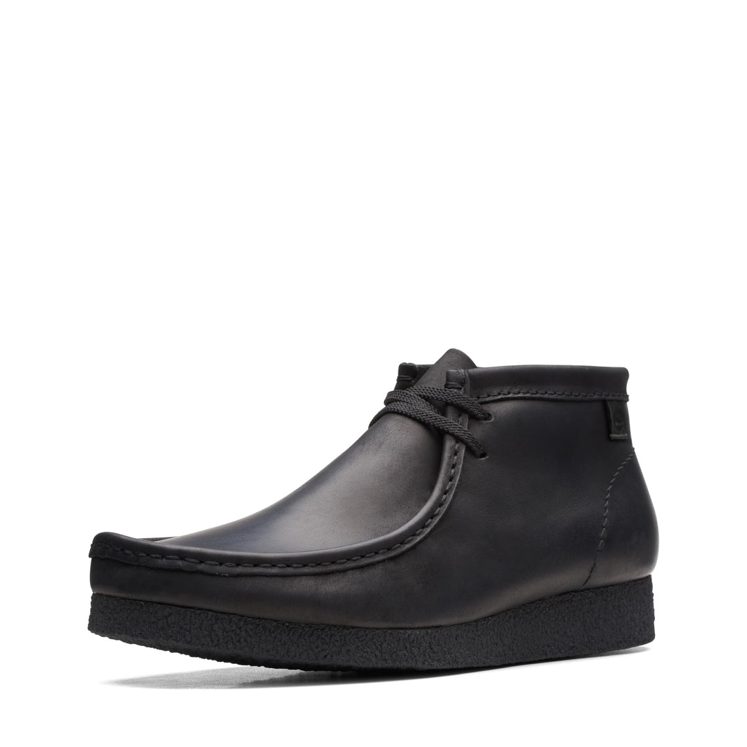 Clarks Herren Shacre Stiefel Stiefelette 39 EU Weit Schwarzes Leder, 39 EU Weit Schwarzes Leder
