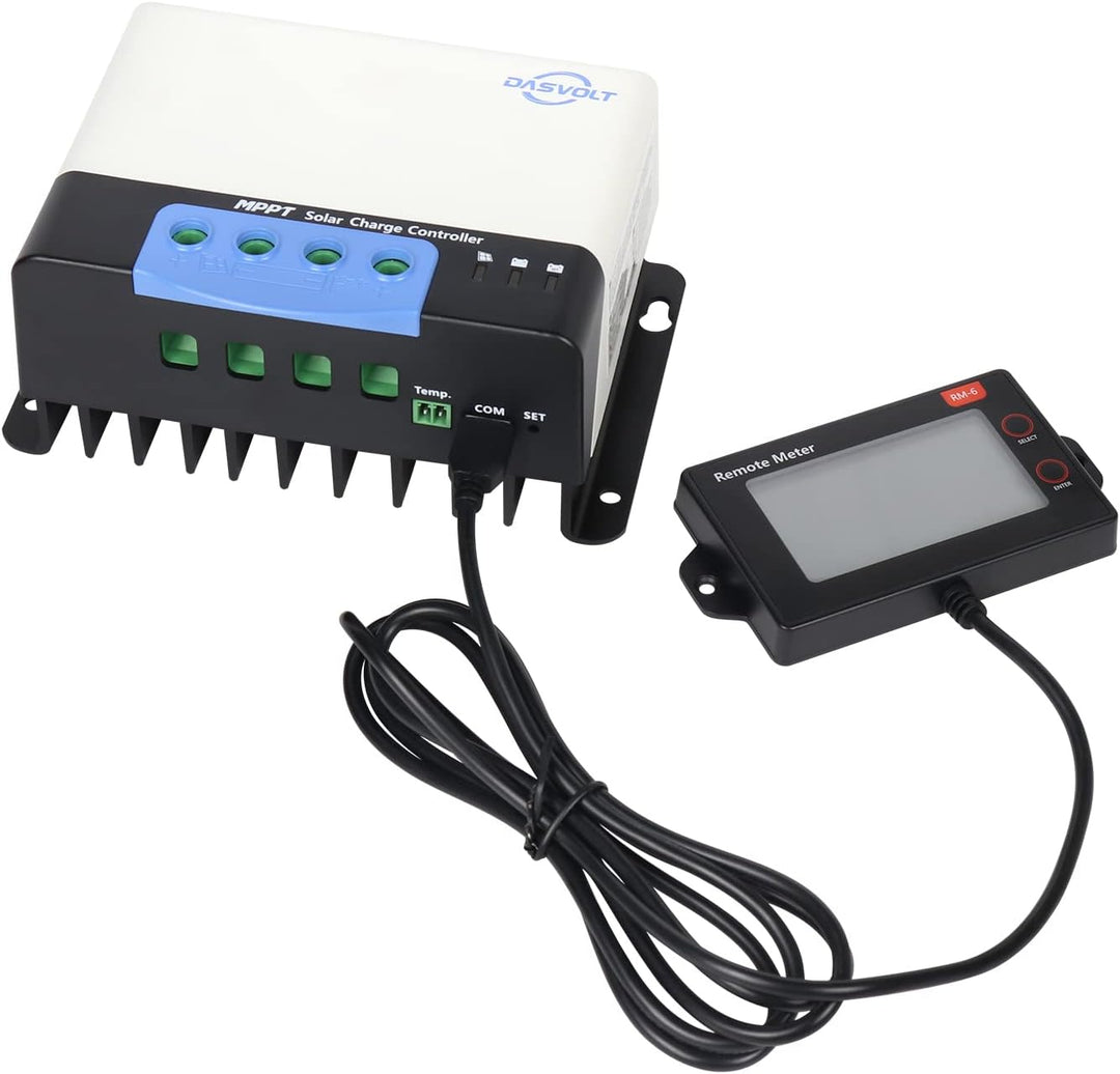 DASVOLT®, RM-6 LCD-Display Nur passend für MPPT-Solarladeregler der DASVOLT oder SNRE Serie Anschlus