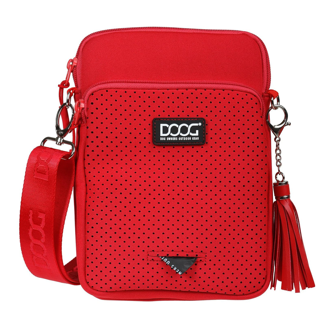 DOOG Walkie Bag – Verstellbare Hundetasche mit Leckerlibeutel, Fächern für Kotbeutel und Wasserflasc