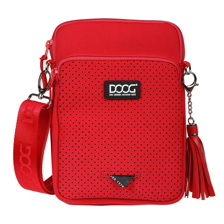 DOOG Walkie Bag – Verstellbare Hundetasche mit Leckerlibeutel, Fächern für Kotbeutel und Wasserflasc