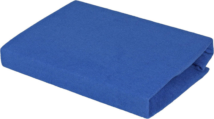 Gerald Wittmann Spannbettlaken 180x200-200x200 cm, Frottee, Royal-blau Royal Blau 180x200 - 200x200