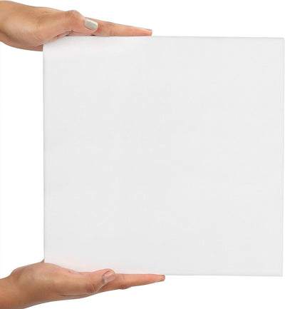 Kurtzy 24er Pack Leinwand zum Bemalen 20 x 20 cm - Quadratische, Vorgespannte Keilrahmen - Geeignet