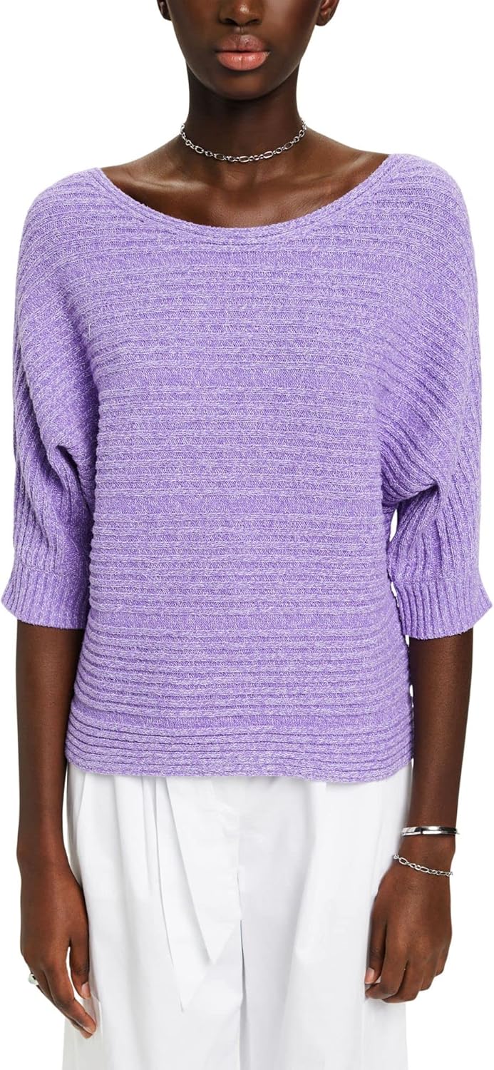 ESPRIT Damen 033ee1i307 Pullover XS 514/Purple 5, XS 514/Purple 5
