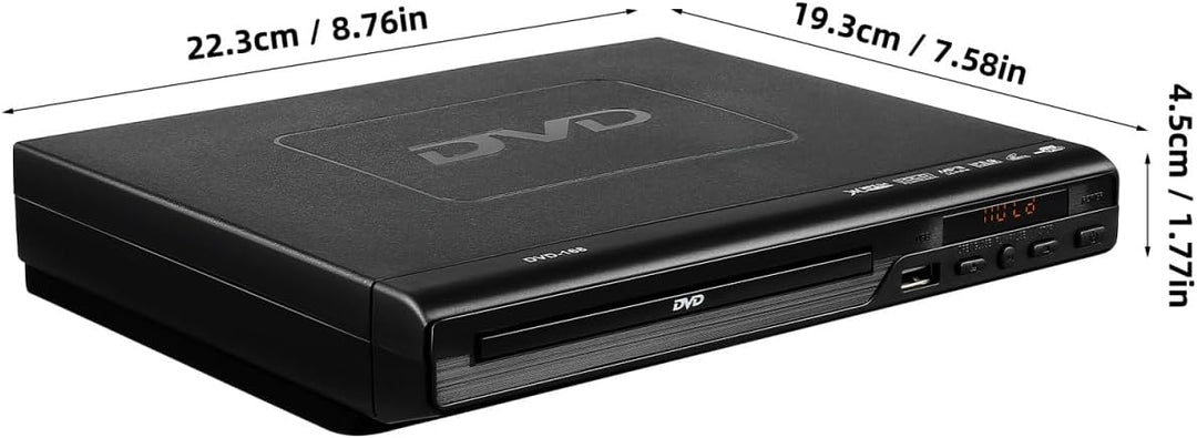 Housoutil Film-Player Videorecorder Mini-DVD-Player Cd-Player Für Zu Hause DVD-Player Für Den Fernse